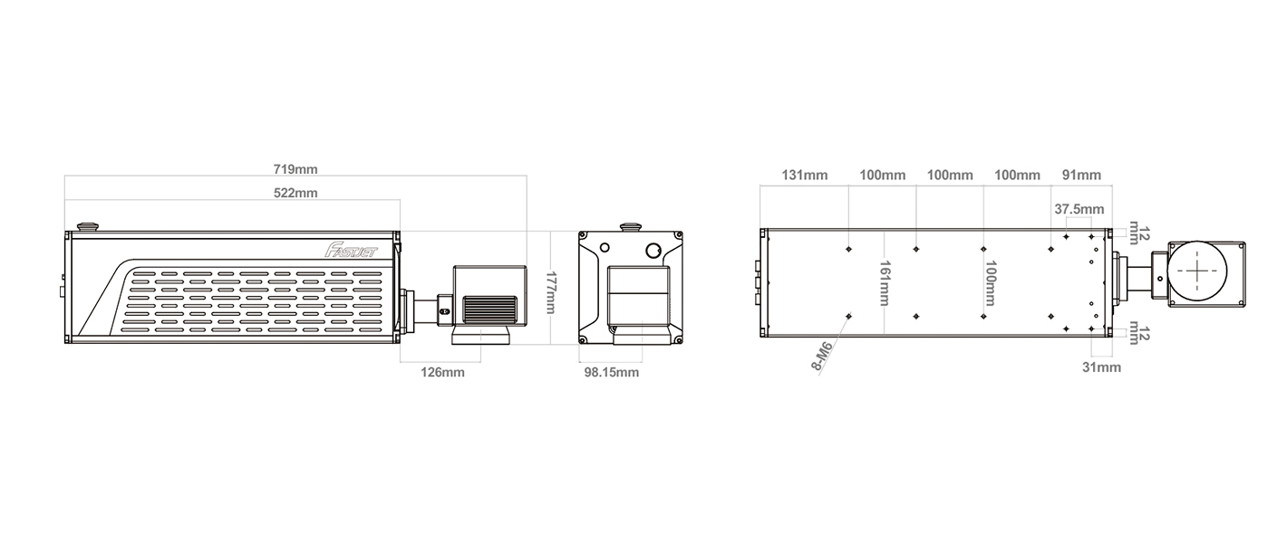 CO2 Karbon Lazer Markalama Makinesi  1